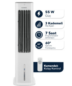 KUMTEL HAC-02 Sulu Portatif Soğutucu (Air Cooler)