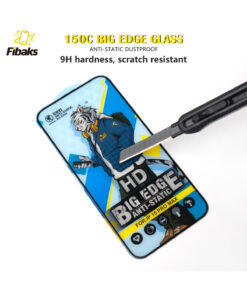 Fibaks Galaxy S25 FE Kırılmaz Cam Tam Ekran Koruyucu 150cc Antistatik Büyük Kenar 9h Temperli Koruma - Görsel 3
