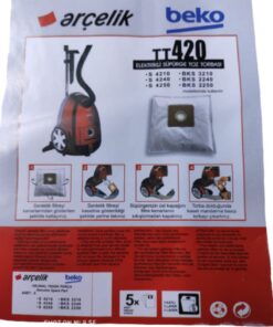 Arçelik S 4240 - S-4240 C Elektrikli Süpürge Toz Torbası ( 5 Adet )