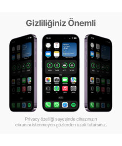 Fibaks iPhone 13/13 Pro/14/16E/17E Takma Aparatlı Kolay Uygulama Gizlilik Hayalet Kırılmaz Cam Ekran Koruma - Görsel 3