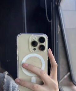 Alternative view of KVK PRİVACY Iphone 16 Pro Max Kılıf Magsafe Şeffaf Kılıf Kamera Çıkıntılı Darbeye Dayanıklı Kapak