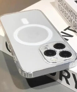KVK PRİVACY Iphone 16 Pro Max Kılıf Magsafe Şeffaf Kılıf Kamera Çıkıntılı Darbeye Dayanıklı Kapak - Görsel 3