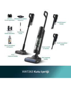 Alternative view of Philips 7000 Serisi AquaTrio Islak&Kuru Kablosuz Dikey Süpürge, AquaSpin Başlık, PowerCyclone Aqua,XW7263/11