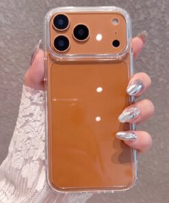 Fibaks iPhone 17 Pro Max Kılıf Şeffaf Kamerası Açık Korumalı Yumuşak Darbe Emici Ince Esnek Silikon Kapak