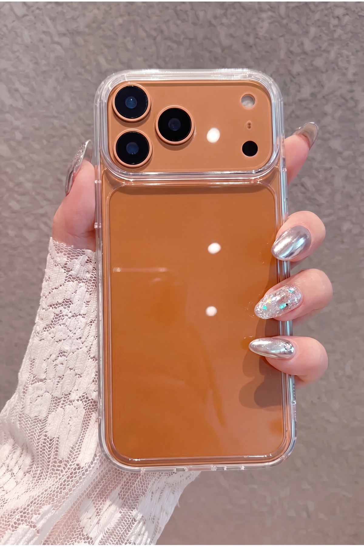 Fibaks iPhone 17 Pro Max Kılıf Şeffaf Kamerası Açık Korumalı Yumuşak Darbe Emici Ince Esnek Silikon Kapak
