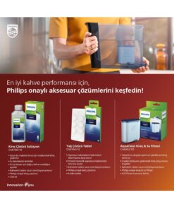 Alternative view of Philips Espresso Makinası Bakım Kiti Kireç Çözücü, Yağ Çözücü, Su Filtresi