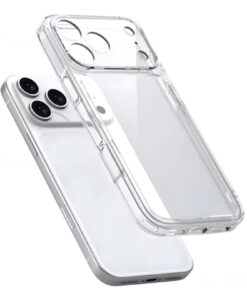 Fibaks iPhone 17 Pro Kılıf Şeffaf Kamerası Full Korumalı Yumuşak Darbe Emici Ince Esnek Silikon Kapak