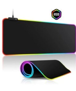 Voground Rgb Led Gaming Mousepad Siyah Kaymaz Su Geçirmez Xl Mause Pad 80x30 Cm