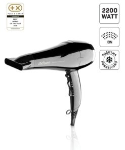 Arzum AR5007 Shiny İyonlu Saç Kurutma Makinesi, Difüzörlü Başlıklı, 2200W, Siyah