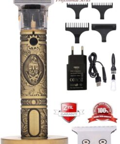 Powertec TR-1818 Şarjlı Sakal-Ense Çizim/Kesim/Sıfırlama Makinesi Standlı (Kuaför Tipi)