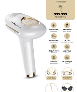 PiranTech BHRL-08 Buz Lazer Epilasyon 999.999 Atım- Cilt Gençleştirici- Akne Giderici- Lazer Epilasyon Aleti