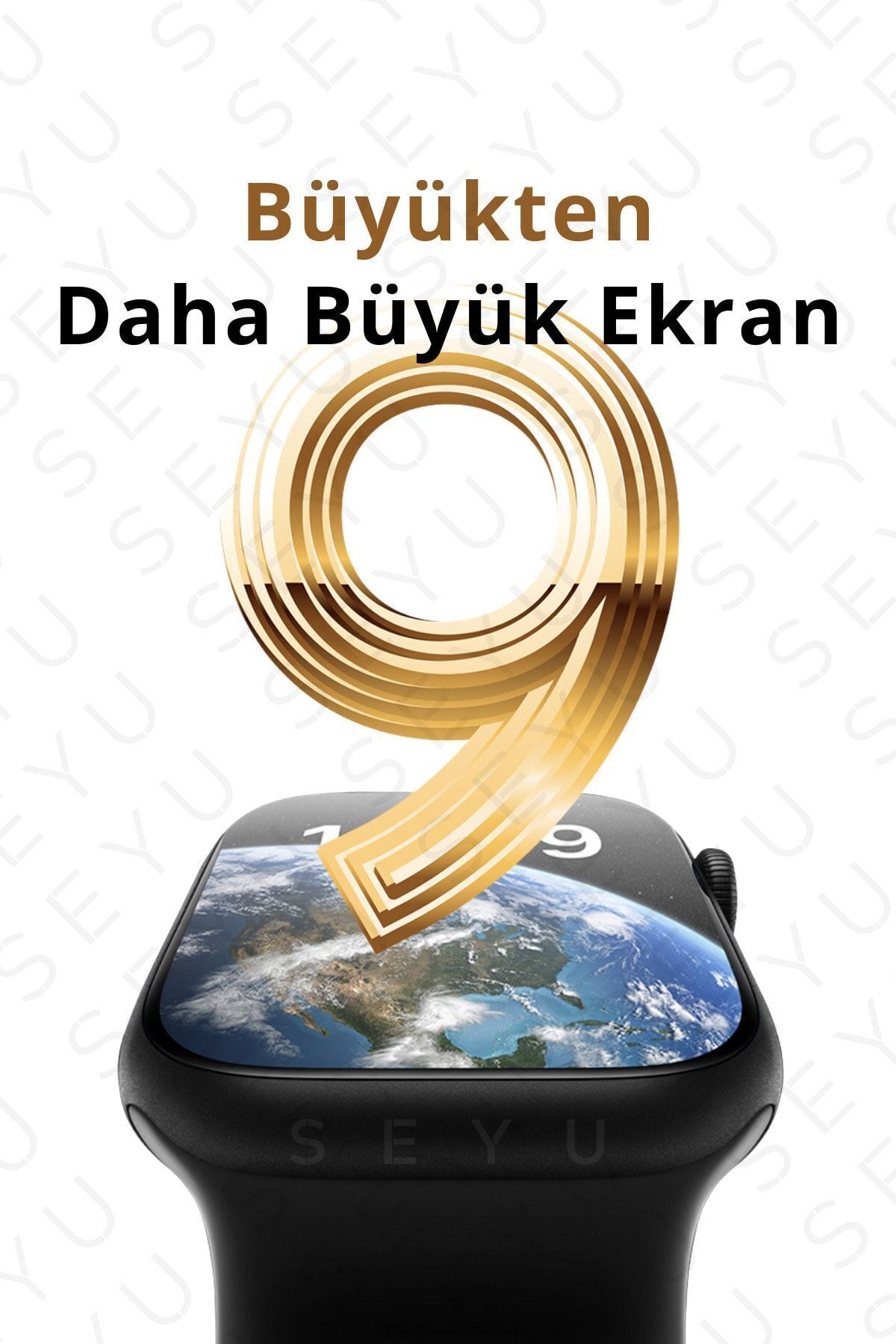SEYUWATCH Watch 11 Pro Akıllı Saat Iphone Uyumlu Ve Android Tüm Telefonlara Uyumlu Smartwatch - Görsel 3