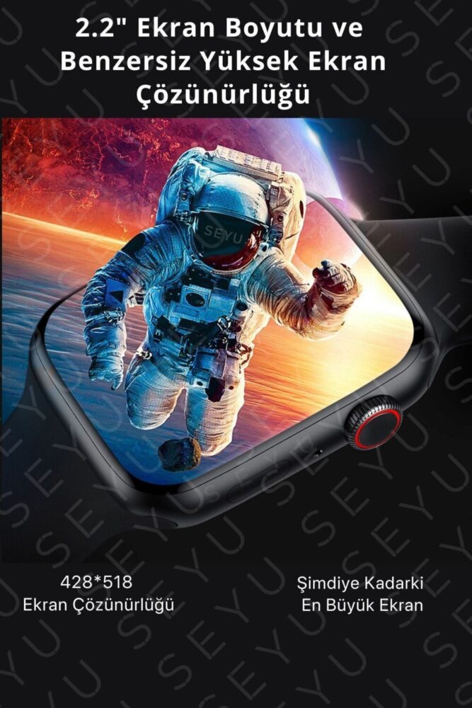 SEYUWATCH Watch 11 Pro Akıllı Saat Iphone Uyumlu Ve Android Tüm Telefonlara Uyumlu Smartwatch - Görsel 2