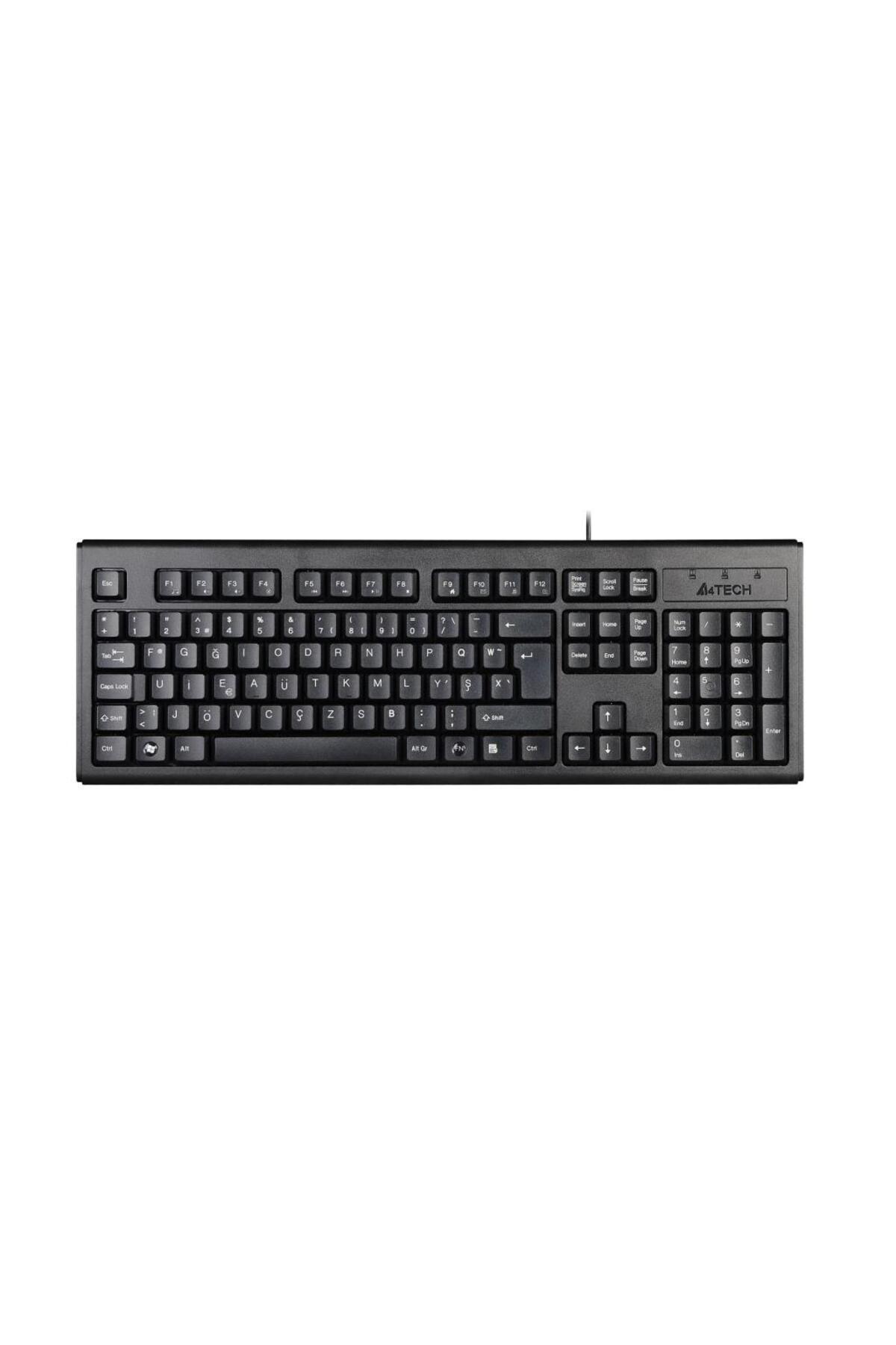 A4 Tech Km-720 Siyah F Tr Usb Kablolu Fn Multimedya Klavye