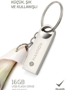 Maxron 16 GB Flash Bellek Metal Gövde Ömür Boyu Garantili Güvenli Usb Bellek Data Traveler - Görsel 3