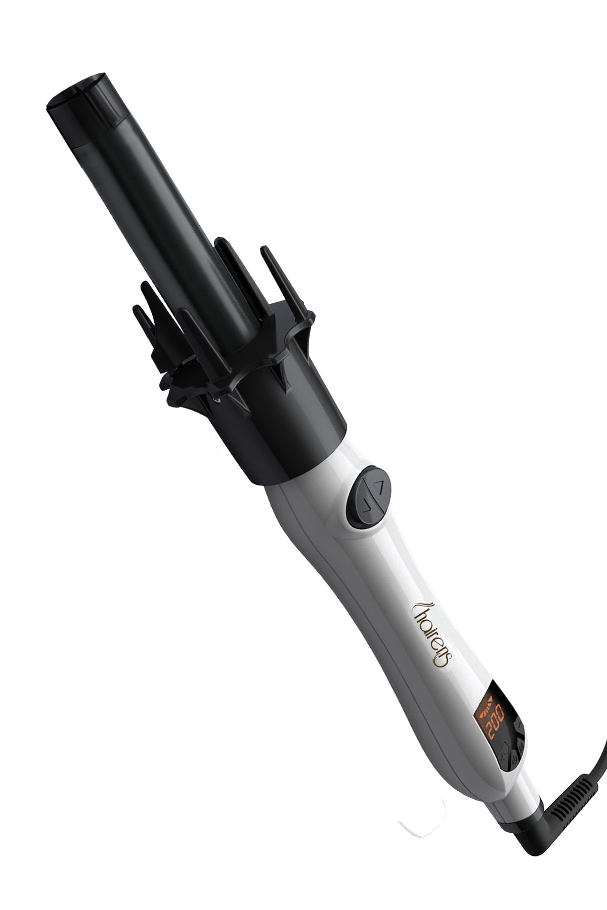 Hairens HRS-430 Otomatik Saç Maşası 32 mm Kalın Su Dalgası - Beyaz