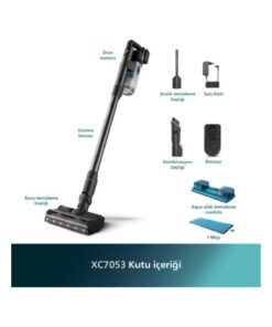 Alternative view of Philips 7000 Serisi Aqua Kablosuz Dik Süpürge, PowerCyclone 12, TriActive, 80 dk'ya kadar Çalışma, XC7053/01