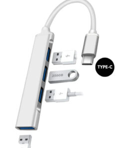 Golden Tech Type-c To Usb Hub 4 Port Çoklayıcı Macbook Ile Uyumlu Çoğaltıcı Type C To Usb Converter Hub