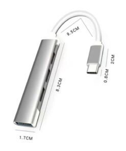 Golden Tech Type-c To Usb Hub 4 Port Çoklayıcı Macbook Ile Uyumlu Çoğaltıcı Type C To Usb Converter Hub - Görsel 3