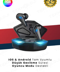 Teknoloji Gelsin Kulaklık Bluetooth Kablosuz Oyuncu Kulak İçi Mikrofonlu