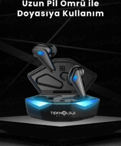 Alternative view of Teknoloji Gelsin Kulaklık Bluetooth Kablosuz Oyuncu Kulak İçi Mikrofonlu