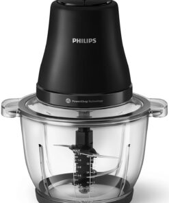 Philips HR1502/00 3000 Serisi Doğrayıcı, 500 W, PowerChop Doğrama, 2Lt Kase, 2 Hız Ayarı