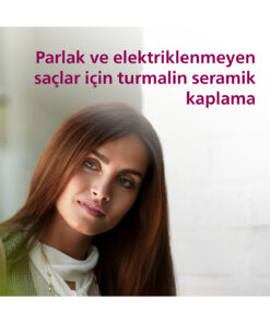 Philips Düzleştirici Tarak, Anında Doğal Düz, Pürüzsüz Kabarmayan Saçlar, BHH880/00 - Görsel 3