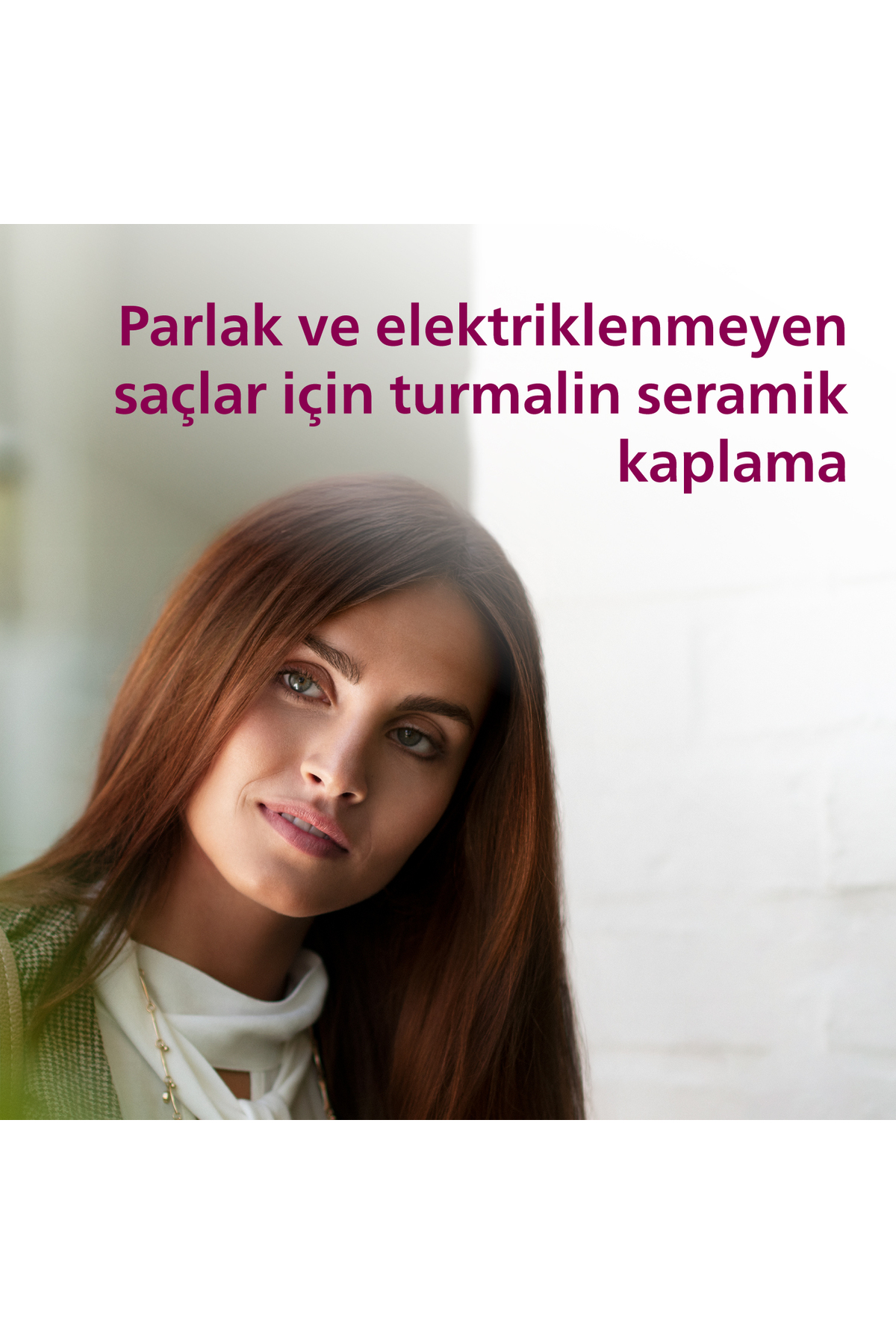 Philips Düzleştirici Tarak, Anında Doğal Düz, Pürüzsüz Kabarmayan Saçlar, BHH880/00 - Görsel 3