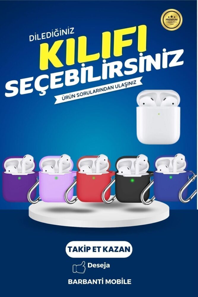 Barbanti Mobile Beyaz 2.nesil Ios Android Uyumlu Kablosuz Bluetooth Kulaklık Karışık Renk Kılıf Hediyeli Plus - Görsel 2