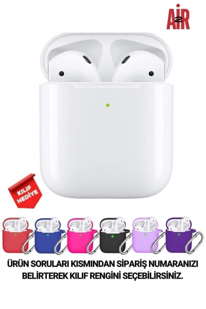 Barbanti Mobile Beyaz 2.nesil Ios Android Uyumlu Kablosuz Bluetooth Kulaklık Karışık Renk Kılıf Hediyeli Plus