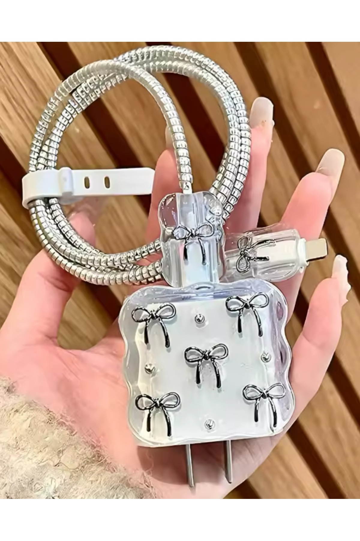 Go Aksesuar iPhone 18/20/25 W Şarj Cihazı Uyumlu 5 Parça Şarj Koruma Seti - Görsel 3
