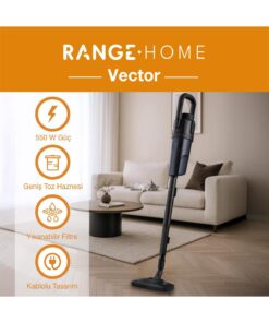 Fakir Vector 2’si 1 Arada Dikey Süpürge 800W Kablolu Kompakt Elektrikli Süpürge
