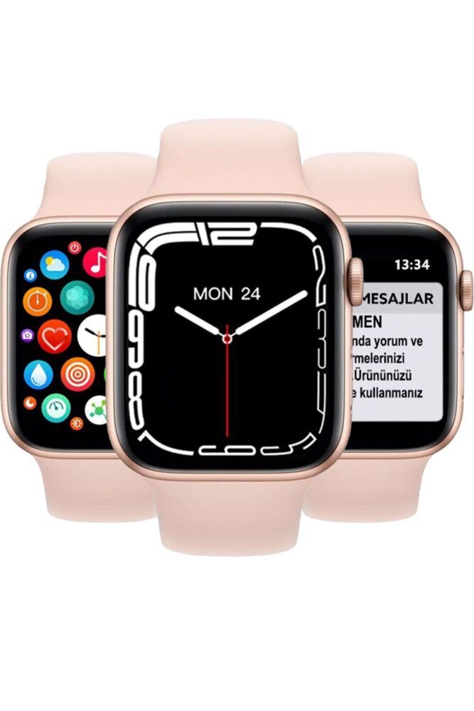 TECHNOMEN Akıllı Saat Türkçe Menülü Nabız& Tansiyon Ölçer Arama Özellikli ios&anroid Çift Tuş - Görsel 2