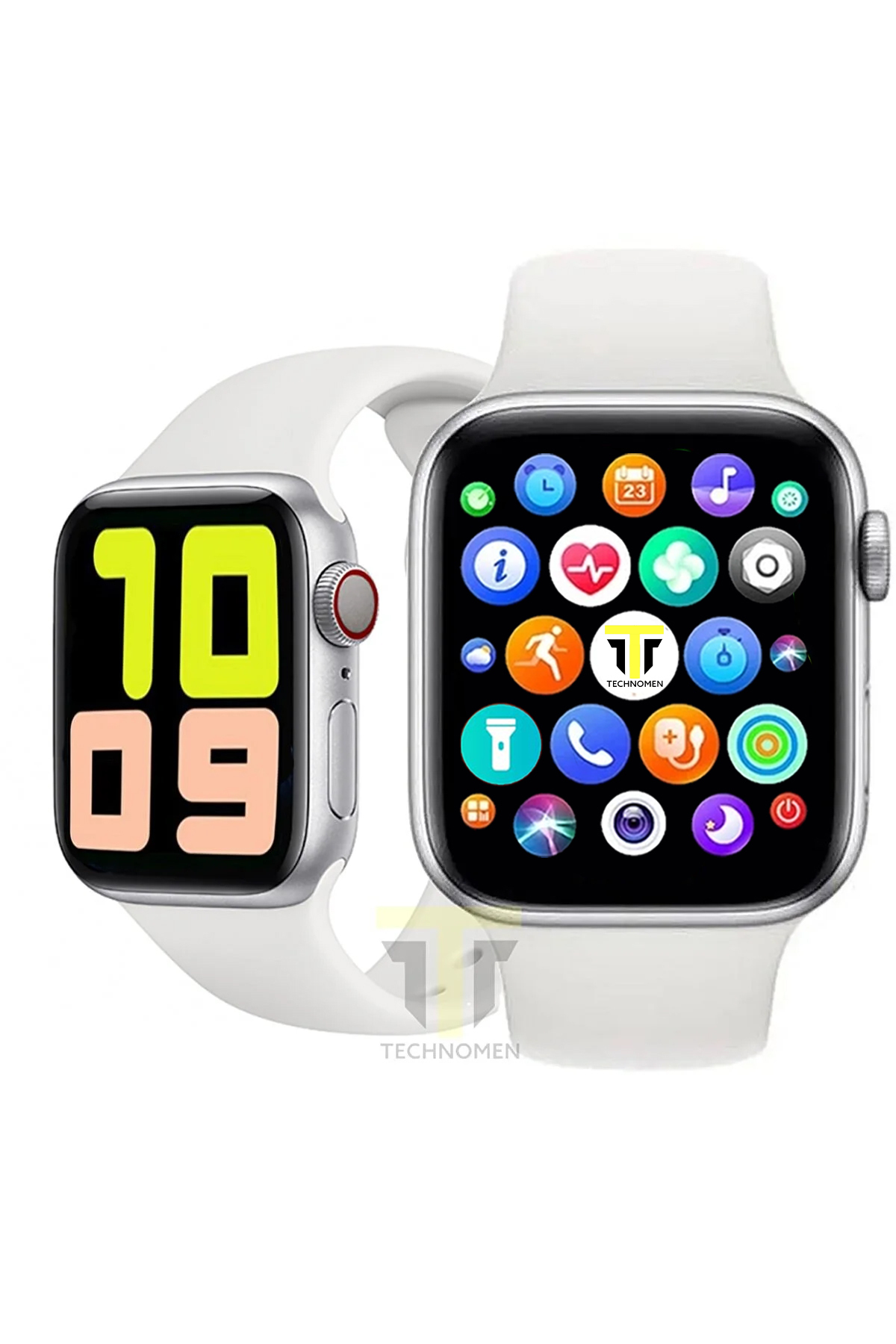 TECHNOMEN Akıllı Saat Türkçe Menülü Nabız& Tansiyon Ölçer Arama Özellikli ios&anroid Çift Tuş - Görsel 3