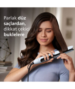 Alternative view of Philips 5000 Serisi Saç Düzleştirici, Argan Yağı Katkılı, ThermoProtect Teknolojisi, BHS520/00