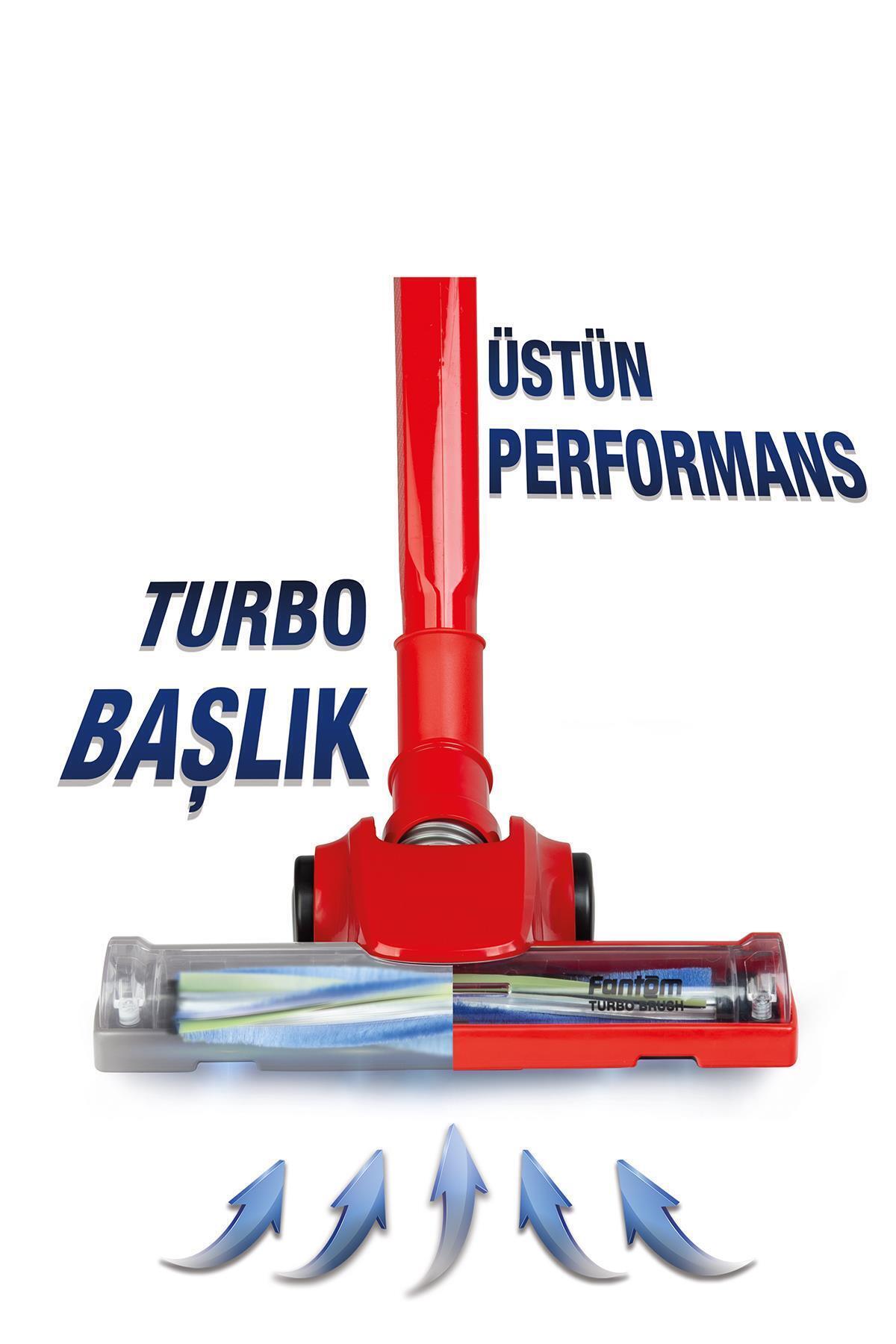 FANTOM Pratik 1200 Pratik S Uyumlu Turbo Başlık Kırmızı