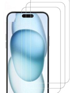 EVAX 3'lü Paket Iphone 15 Uyumlu Temperli Hd Cam Ekran Koruyucu Kırılmaz Cam (3'LÜ PAKET)