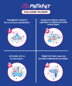 Metapet Organik Köpek Şampuanı, Doğal Koku Giderici Gourmand, Yavru Ve Hassas Ciltlere Uygun - 250 ml - Görsel 3