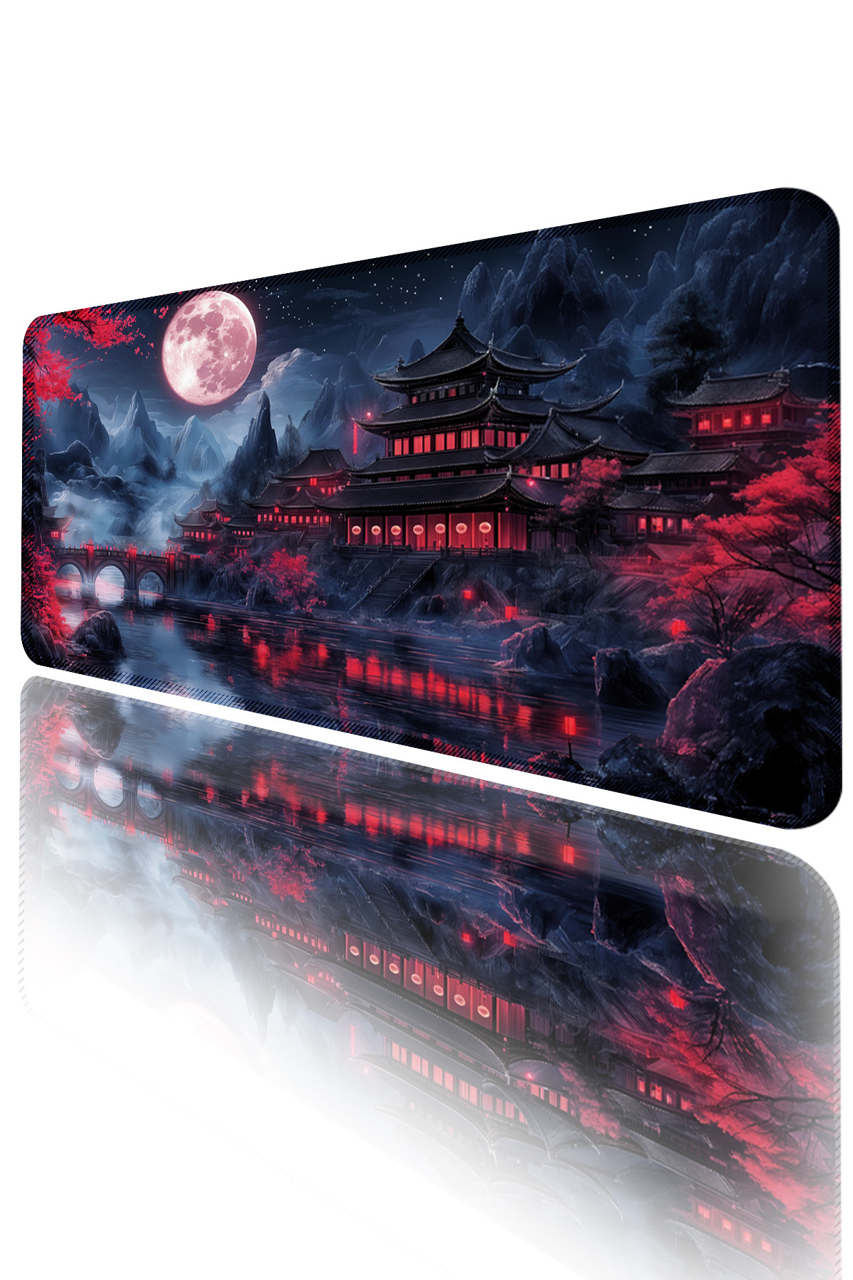HELİXSUN 70x30 Cm Gaming Oyuncu Mouse Pad Kaymaz Taban Büyük Klavye Fare Altlığı Mousepad