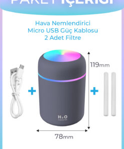 Alternative view of Nazalya +5 Adet Koku Hediyeli Ultrasonik Oda ve Araç Hava Nemlendirici Buhar Makinesi Ve Aroma Difüzörü Koku