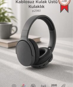 Torima Bluetooth Kulaklık Kulak Üstü Kablosuz Kulaklık P2961 Koyu Gri