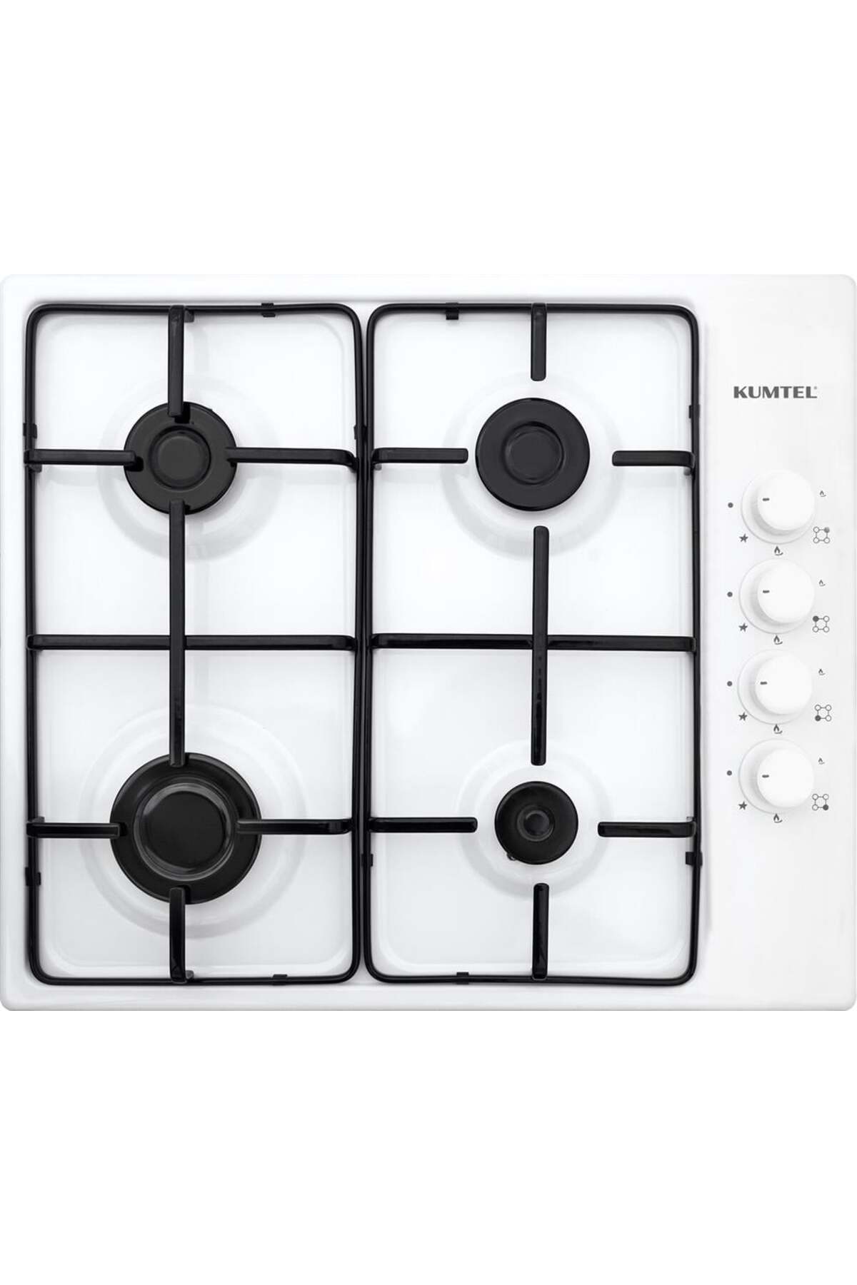 KUMTEL KO 420F Doğalgazlı Set Üstü Ocak - Beyaz