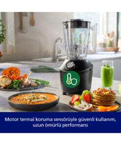Philips 3000 Serisi Blender ProBlend Crush Teknolojisi, 600W, 2L Geniş Kapasite, 1,25L kapasite HR2291/41 - Görsel 3
