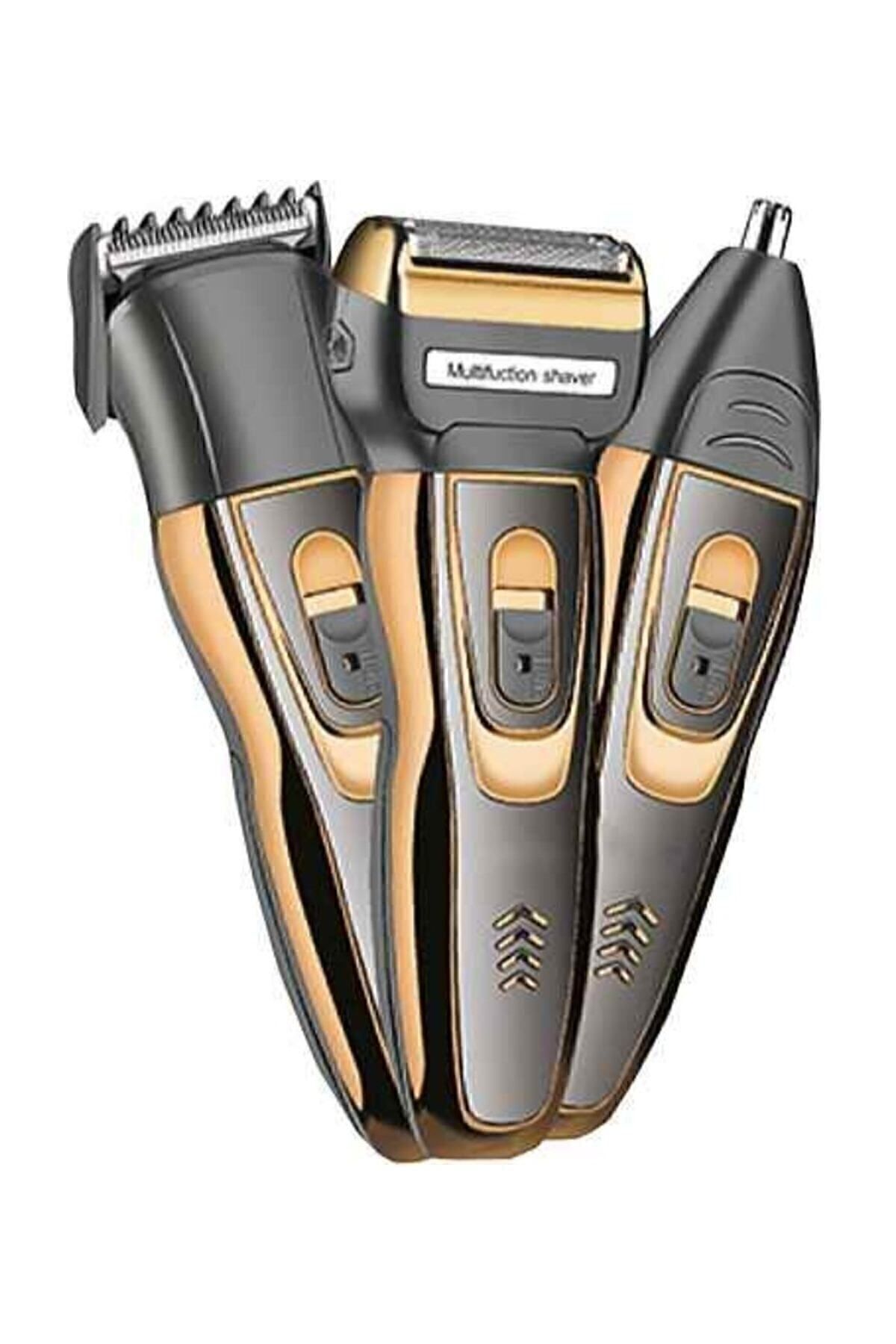 Ipone Ip-2020 3 Başlıklı Tıraş Makinası Profesyonellerin Tercihi Tüm Set - Görsel 3