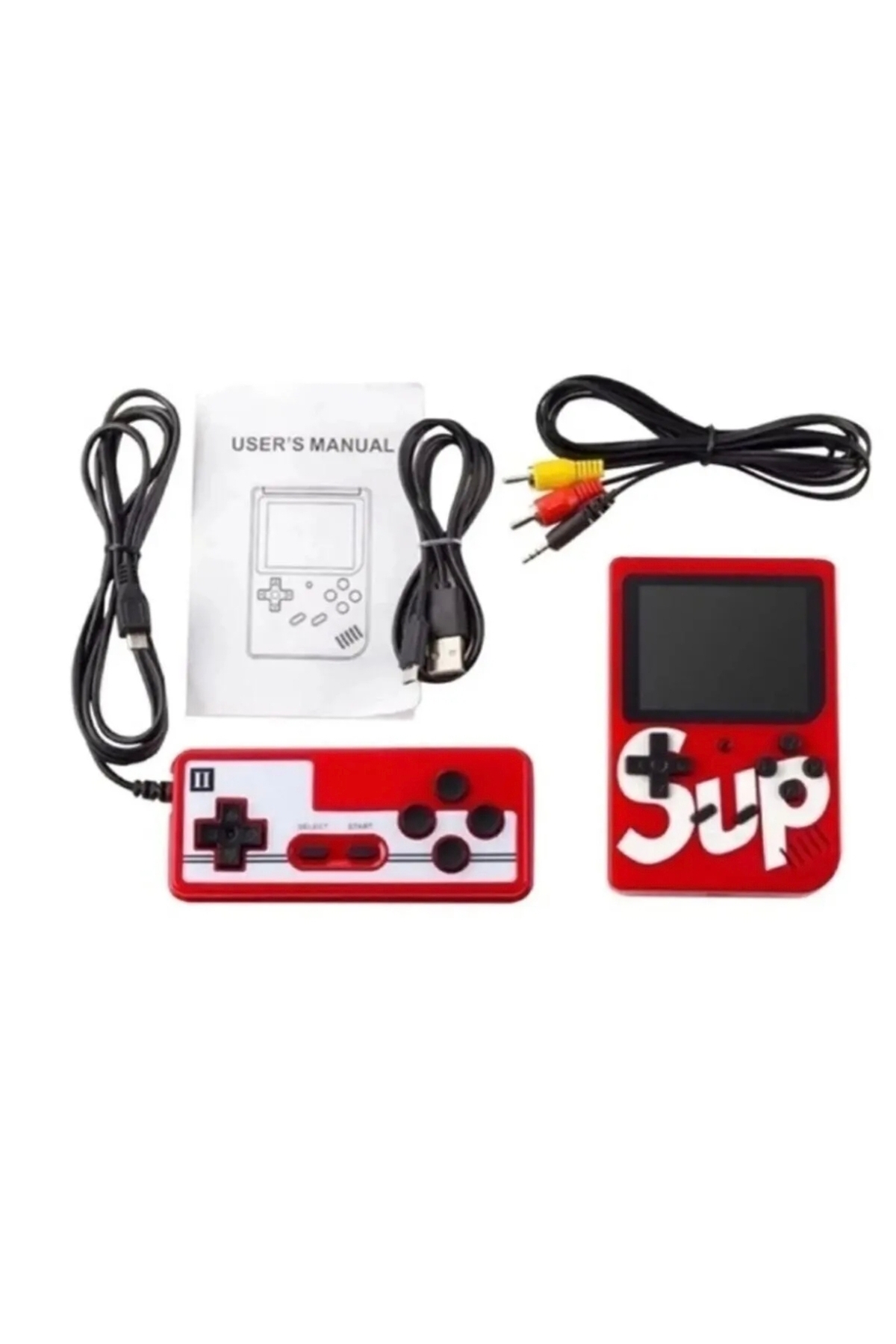 Sup Çift Kol 400 Nostalji Oyunlu Mini Atari - Görsel 3