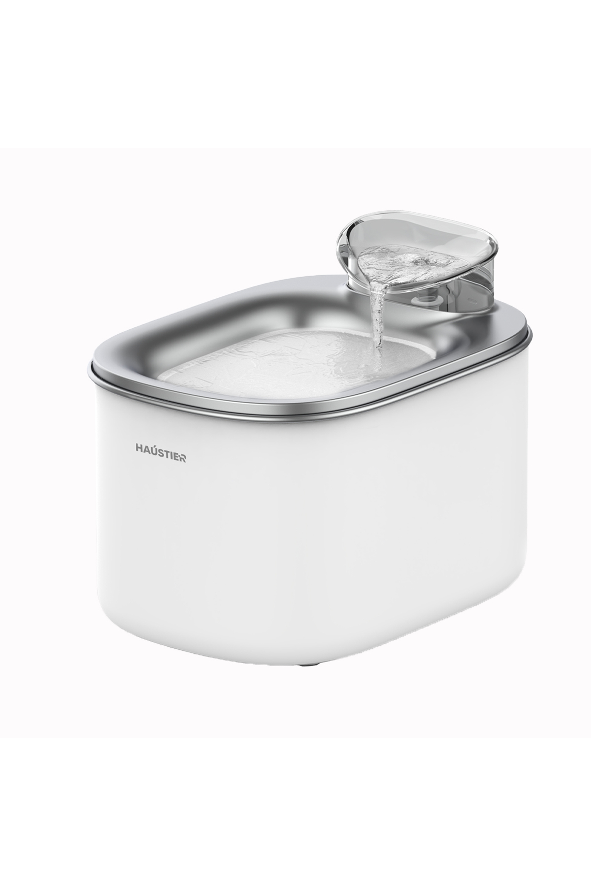 Haustier WF007L Otomatik Kedi Su Sebili, 3.5Lt Geniş Hazne, Bpa Içermez, Metal Tabla, Ultra Sessiz