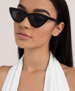 Nilu Moda Kadın Siyah Cat Eye Güneş Gözlüğü