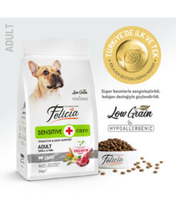 Felicia 3 Kg Yetişkin Kuzulu Small/Mini Az Tahıllı HypoAllergenic Köpek Maması