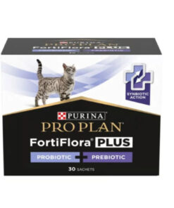 Pro Plan Fortiflora Kediler için probiyotik prebiotik takviyesi (30 şasi)30 x1.5 gr