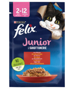 Alternative view of FELIX Karışık Yavru Kedi Yaş Maması 12 x 85 gr (6 Adet Tavuklu ve 6 Adet Sığır Etli)